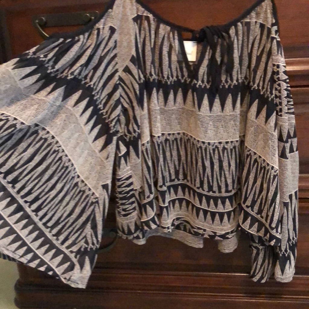Off The Shoulder Pattern Top